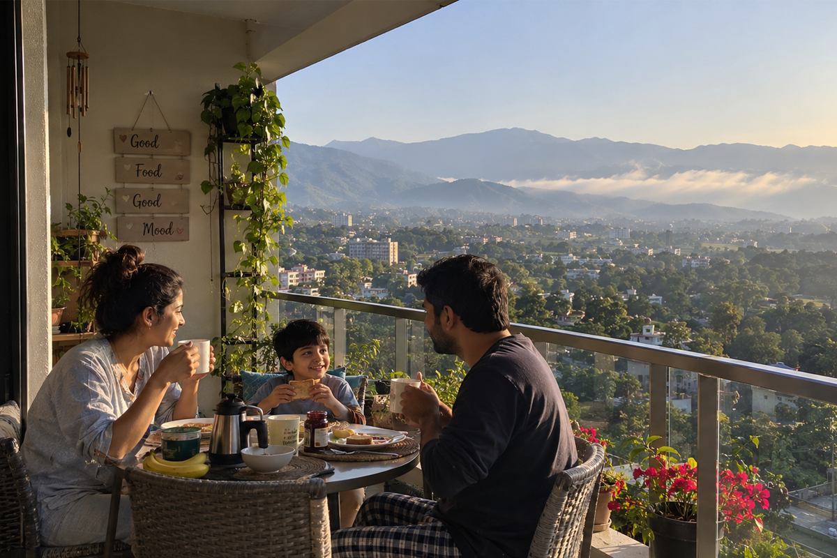 Morning at Dhanvanti Valley